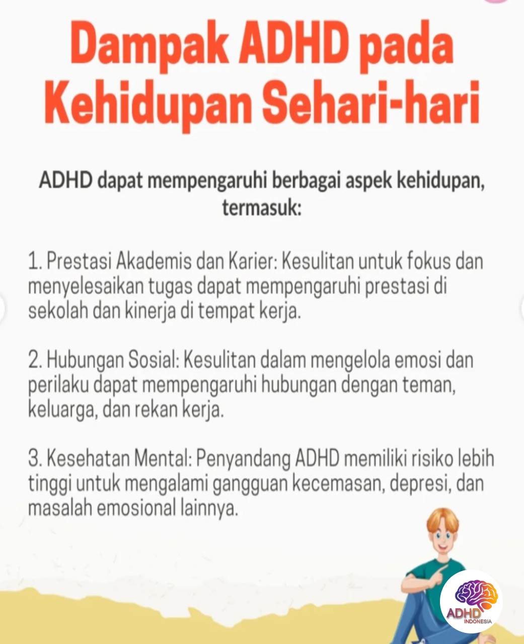 ADHD dan Hubungan Sosial Anak di Lingkungan Sekolah di Kota Probolinggo