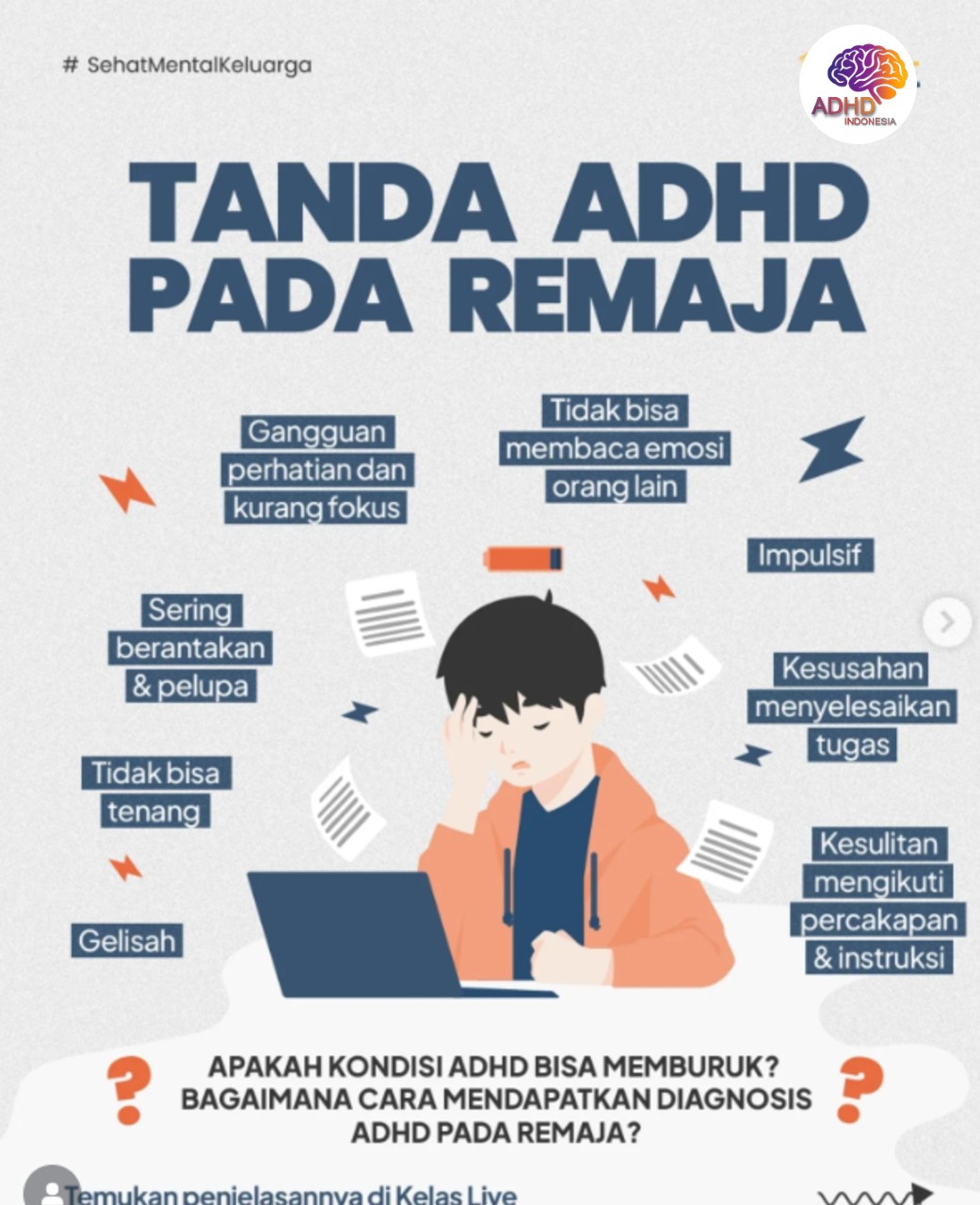 Screening ADHD Non-Diagnostik: Edukasi Awal bagi Orang Tua di Kota Probolinggo